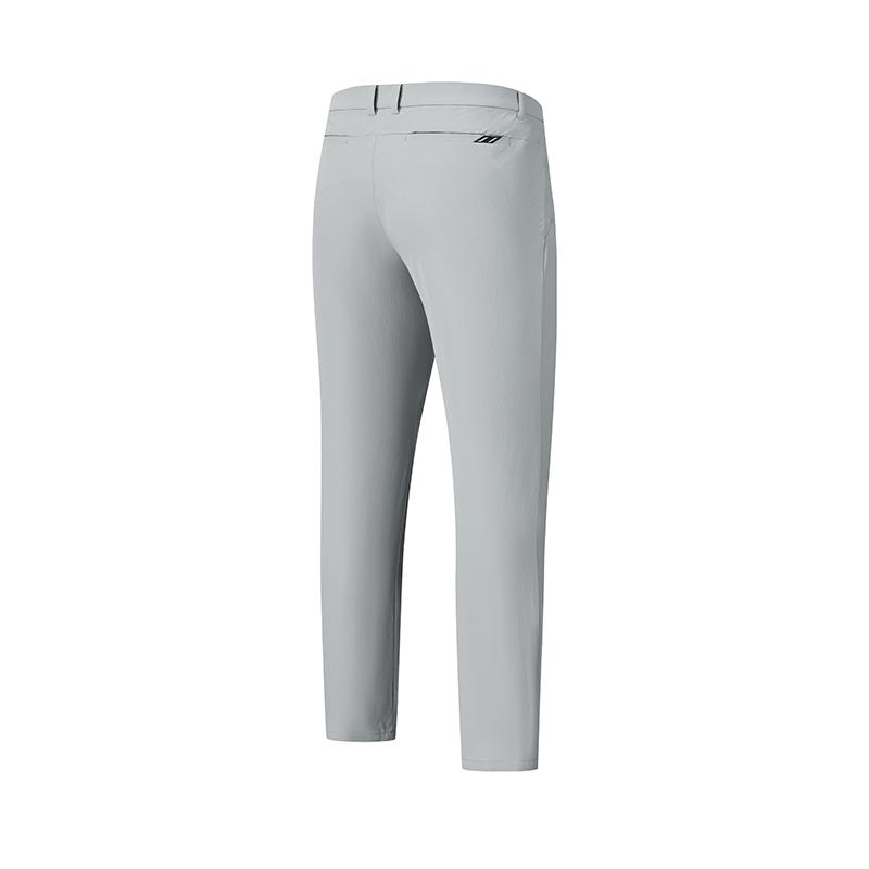 FILA Golf Series Simple Classic Fashion Sports Golf Versatile Comfortable Straight Leg Woven Casual Pants Men bottoms Moon-Eclipse-Gray A11M625807FGY