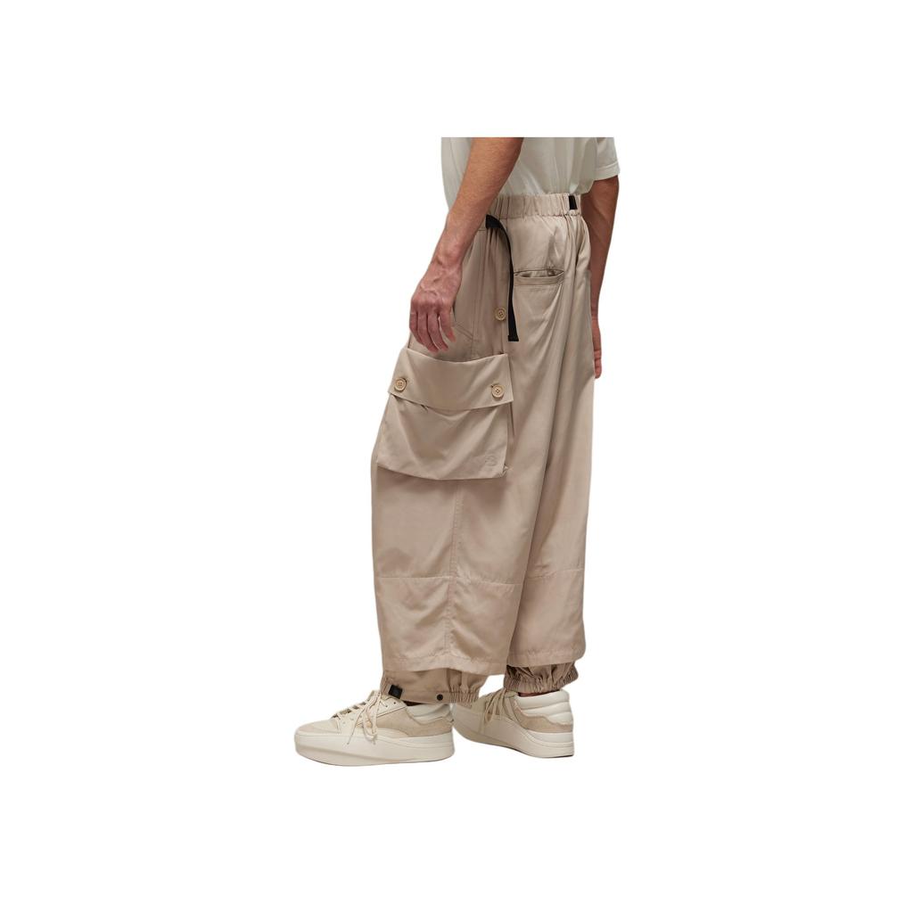 adidas Nylon Twill Cuffed Pants Clay Brown Unisex Bottoms IV7762