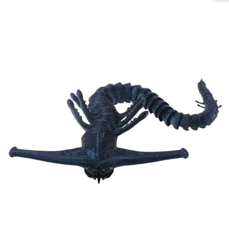 14-delig 3D-geprint Zeeeter Bloop Gran Maja Actiefiguur Model Speelgoedpop Kerstcadeau Gewrichts-beweegbaar Diepzee Monster Beeldjes