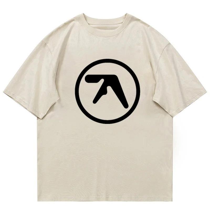 2026 Unisex T-Shirt Aphex Twin Shirt Cotton Print Oversized Y2k Streetwear Tees Short Sleeve Tops Korean Fashion Aesthetic Clothing