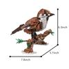 MOC Bluejay Blocchi da Costruzione Modello Raven Bricks Aquila di mare di Steller Tucano Toco Uccello Mondo Animale Giocattoli da Assemblaggio Regalo di Compleanno per Bambino