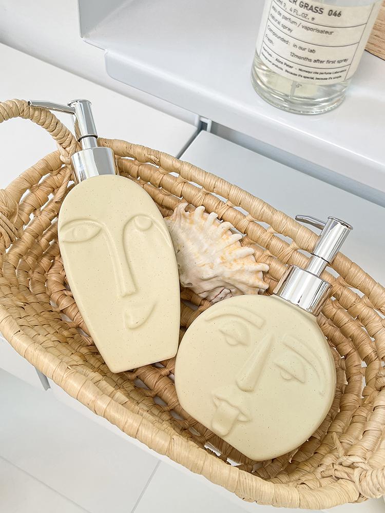 Jednoduchost Elegantní Abstraktní Postava Sprchový Gel Pokročilá Cestovní Láhev Láhev pro Domácí Koupelnu Stolní Dekorace