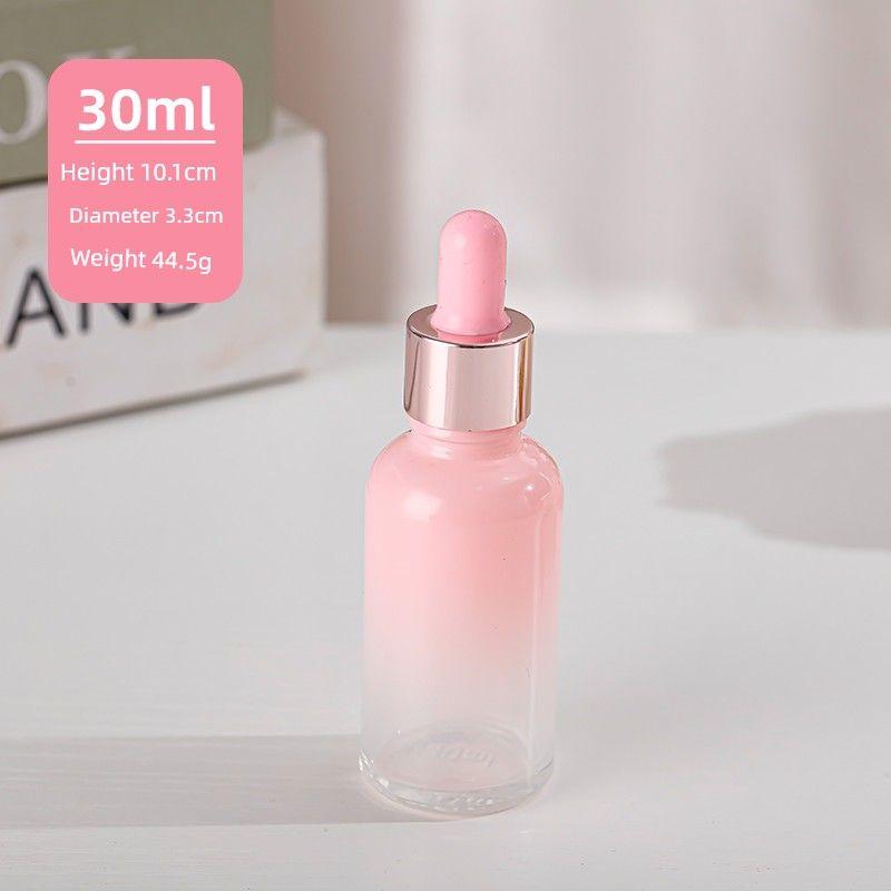 30ml Dropper Essential Oil Bottle Portable Dispensing Cosmetic Bottle 20ml Empty Glass Bottle Skin Care Products Essence Bottle