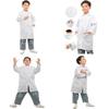 Camice da Laboratorio per Bambini per Giochi di Ruolo ed Esperimenti Scientifici Cotone Traspirante