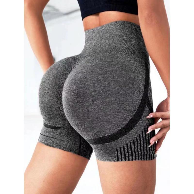 High Waist Tummy Control Running Shorts - Hip Lifting, Breathable, Sweat-Wicking Yoga Pants for Women