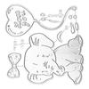 652F Elephant Cutting Dies Metal Die Cuts Embossing Stencil for Birthday Card Making