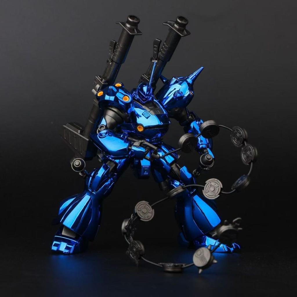 Hg 1/144 Ms-18e Assembly Model Kit Ms-18e Blue/black Action Figurine Robot Plastic Models Collection Statue Kids Toys Kids Gifts