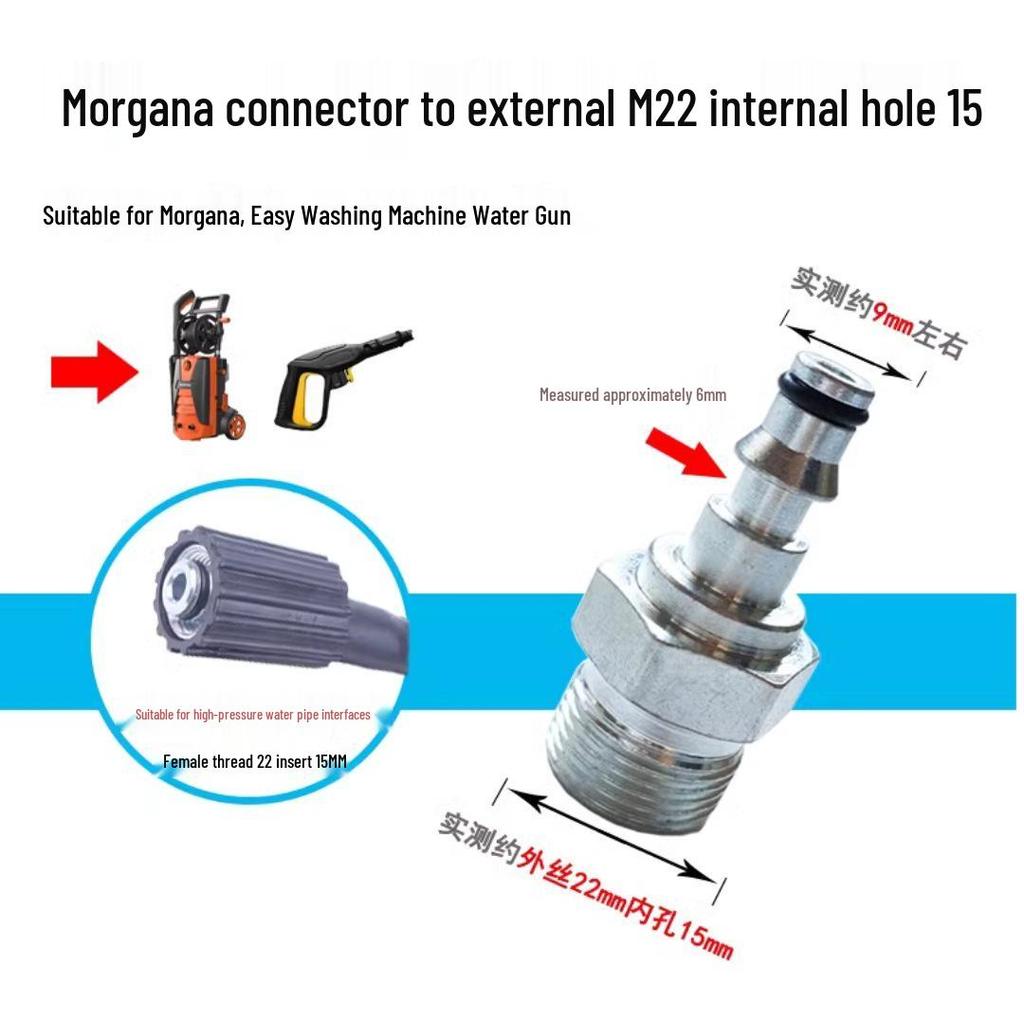 Adjustable High-Pressure Car Washer Water Gun Nozzle