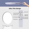 Ultra-thin Led Ceiling Light Backlight Amber Night Light Living Room Bedroom Simple Three-color Remote Control Dimming