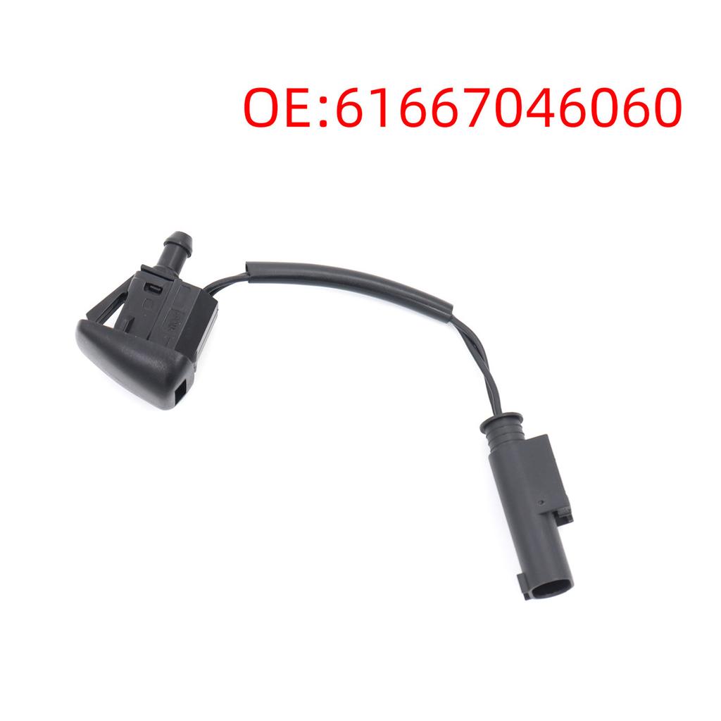 Sprühdüse für Scheibenwaschanlage, zeitsparende Motorhaubenwaschanlage, schnelle und effektive Reinigungslösung, ersetzt 61667046060