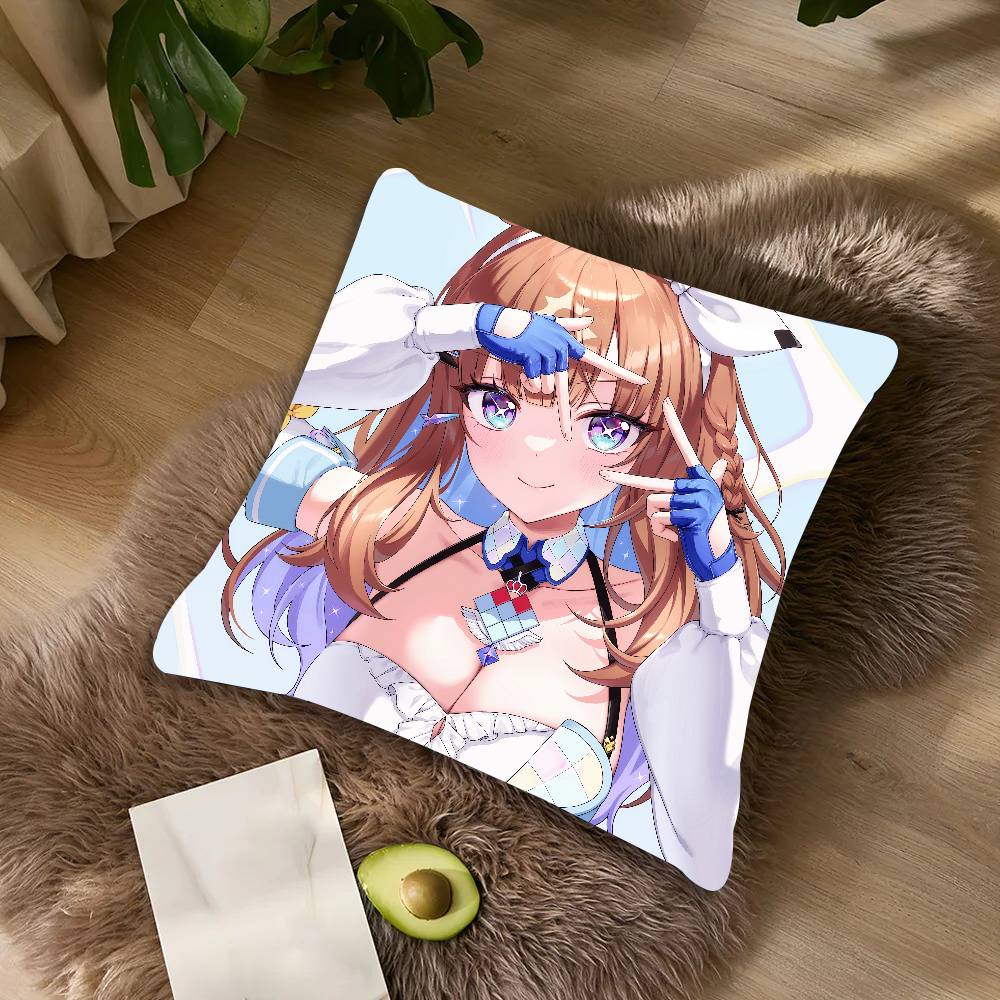Cute Uma Musume Pretty Derby Pillow Case Cushion Cover Decor Home Throw Pillow Covers For Couch Camping Pillow Cover Decorations