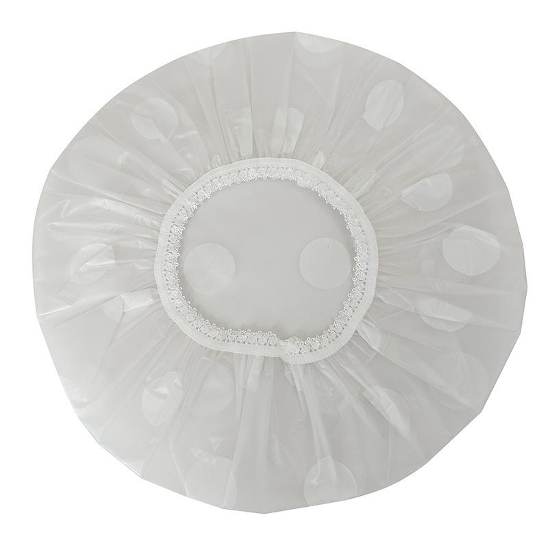 Reusable Waterproof Elastic Shower Cap for Women - Spa & Salon Hair Protection