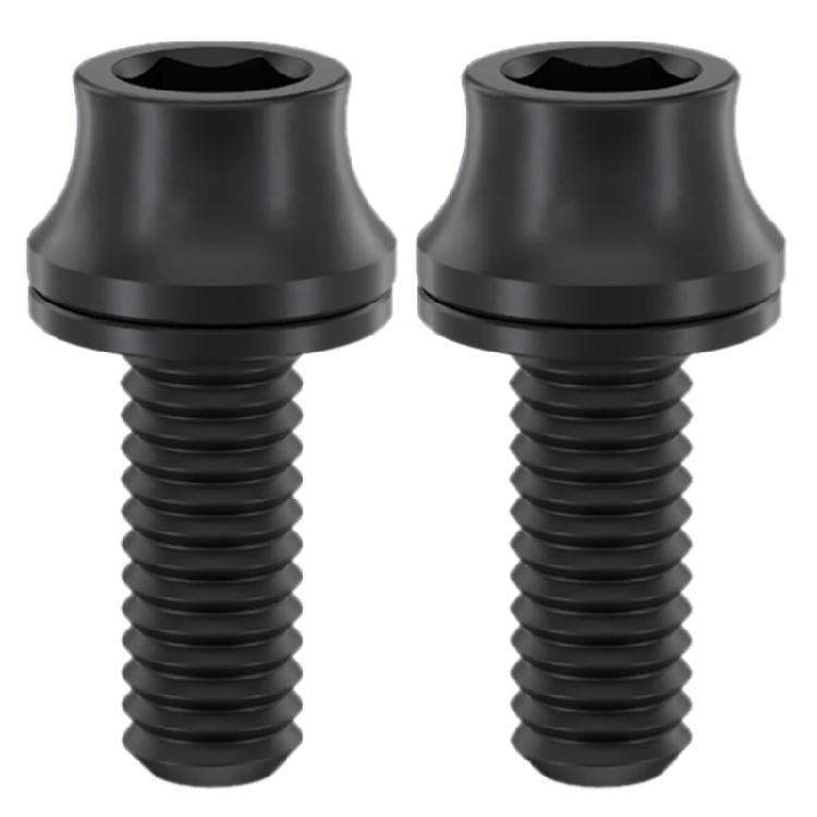 2Pcs Titaniums Alloys Bike Bottle Holder Screw M5x12mm Water Bottle Cage Bolts Hexagon Socket Head Bolts Screws Bike Part