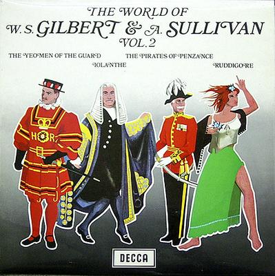 Disque Vinyle GILBERT & SULLIVAN - Le Monde de W. S. Gilbert & A. Sur SPA29 Decca 1969 UK Classique Occasion