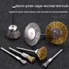 Electric Grinder Steel Wire Brush Polishing Head for Rust Removal and Walnut Polishing