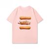 Classic Cute Cat Sandwich Meme T Shirt Unisex Women Harajuku Style Graphic Tee Oversized Casual Short Sleeve Summer Fashion Top