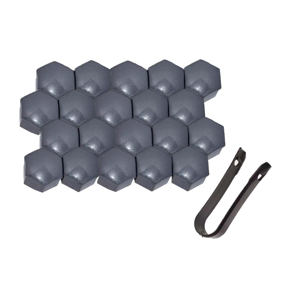 20pcs Car Wheel Tire Nut Caps Anti-Rust Protection Cover 21mm Car Hub Nut Decoration Cap Accessories For Tesla Model 3 Y X S