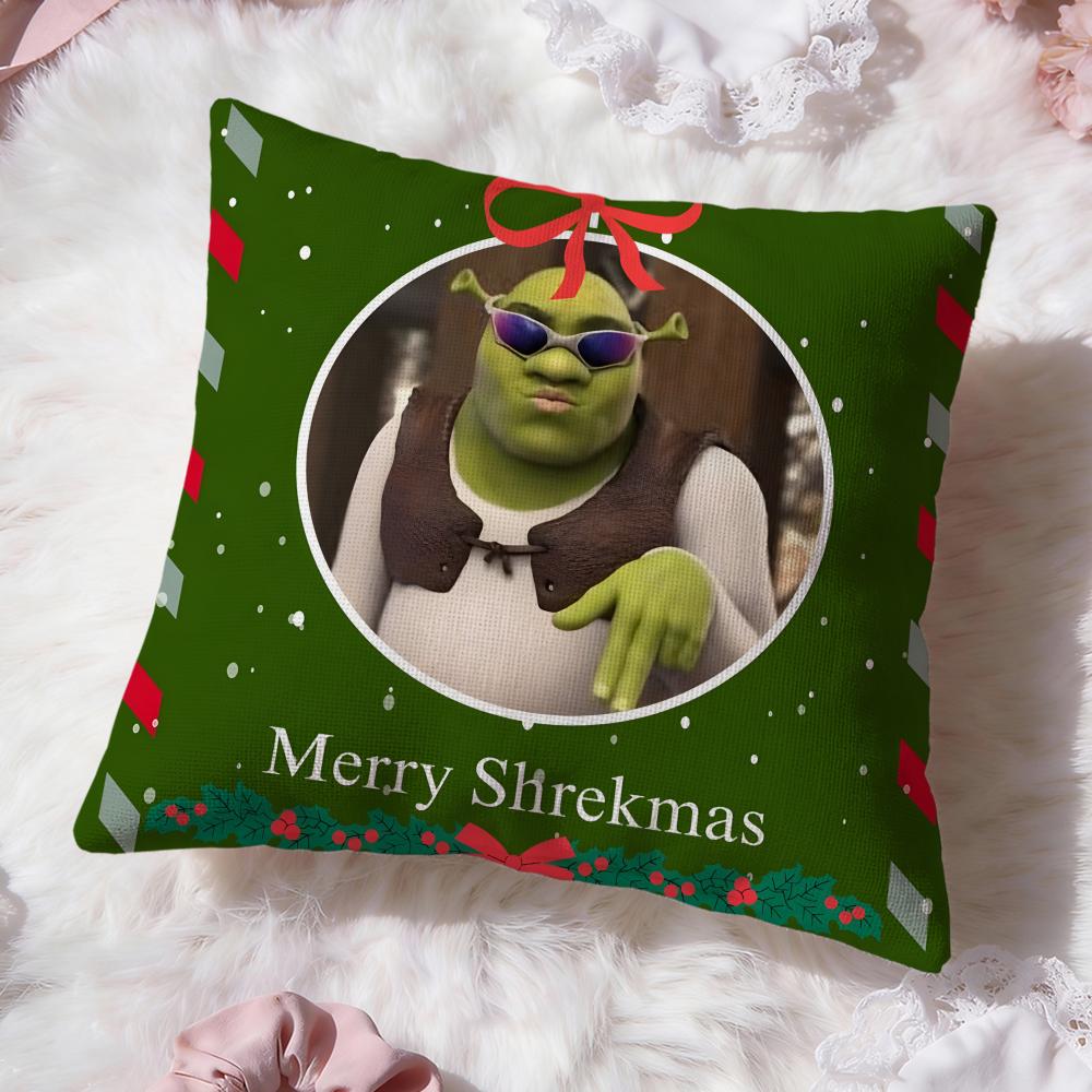Anime S-ShrekS Povlak na polštář Prémiový komfort Oboustranný povlak na polštář - Design dva v jednom pro jakoukoli místnost a interiér auta
