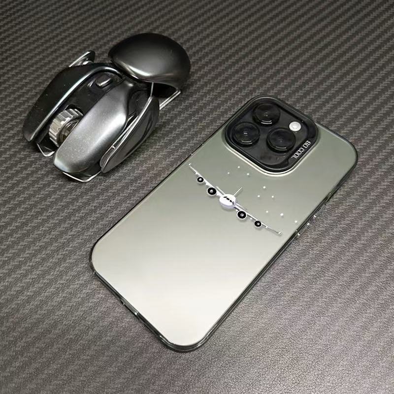 The new aircraft is suitable for iphone16 mobile phone case Apple 15promax/14 anti-drop 13pro12 foreign trade 11xr.