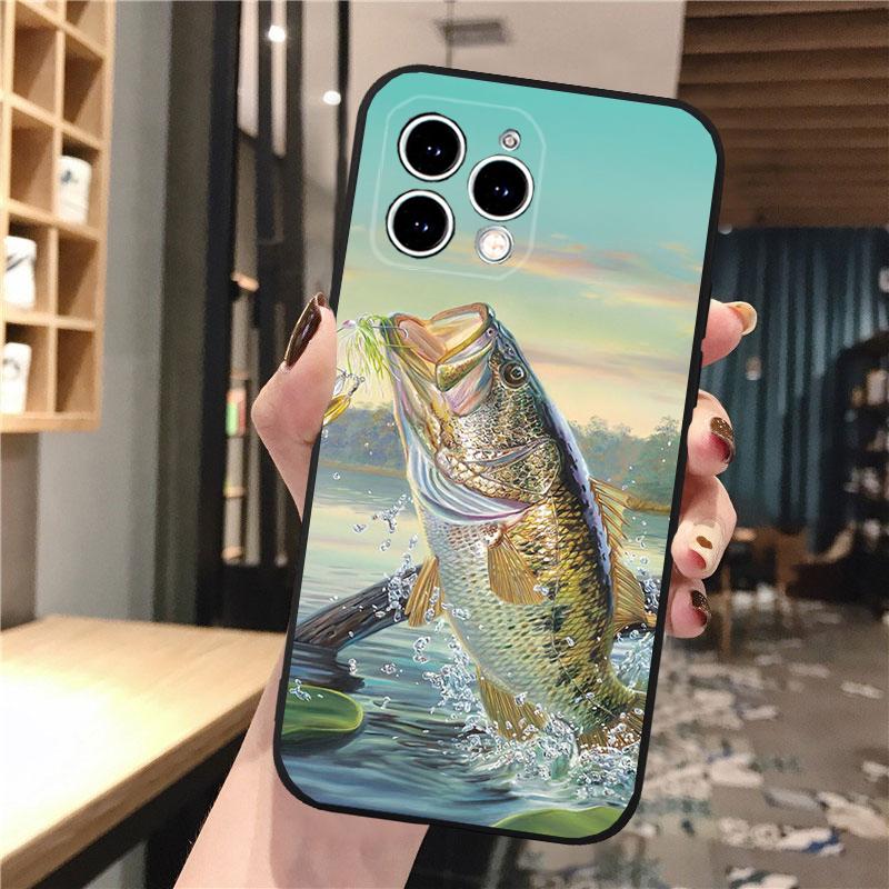 

Чохол для телефону Bass Fish Fisherman для iPhone Samsung Galaxy Redmi Xiaomi Oppo OnePlus Note SA 7 8 9 10 11 12 13 14 20 21 22 23 53 54 Pro Max Plus Ultra Oneplus 10R