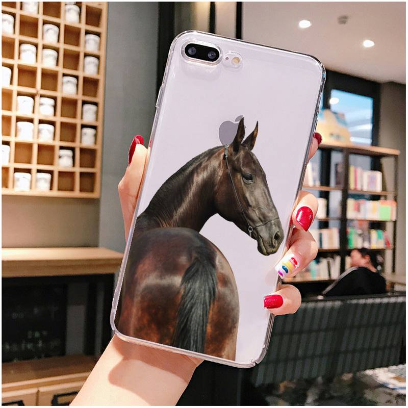 

Чехол для телефона The Great Beauty Horse для iPhone X XS MAX 6 6s 7 7plus 8 8Plus 5 5S SE 2020 XR 11 11pro max, прозрачный чехол iPhoneX or XS