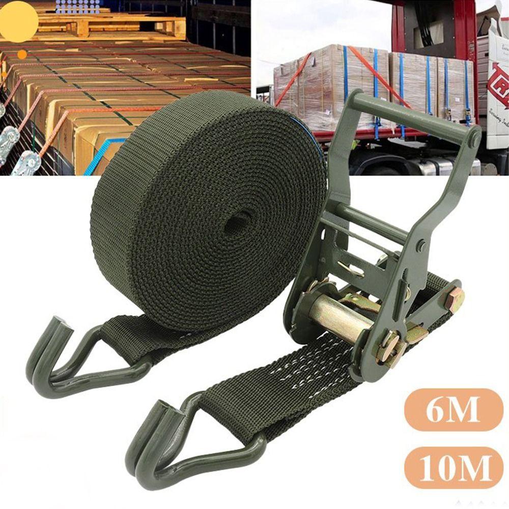 6/10M 10 tun/5 tun ráčna pro upevnění pásky na nákladní automobily, odolná páska pro horké nákladní automobily
