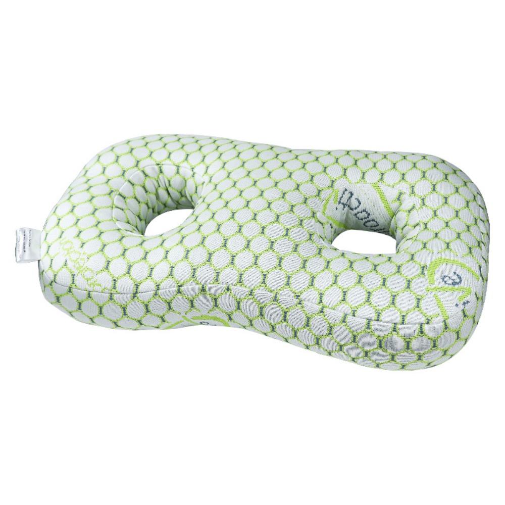 Two Ear Holes Ear Piercing Pillow Ergonomic Breathable Pillow with Ear Hole Comfortable Cotton Filling Earring Pillow