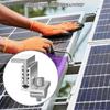 4 Packs Solar Panel Mounting Brackets Adjustable End Panel Clamp Aluminum Bracket For Solar Panel Photovoltaic Mounting