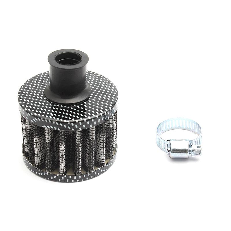 Universal Small 12Mm Air Filter Motorcycle Turbo High Flow Racing Cold Air Intake Filter Mushroom Head Car Accessories