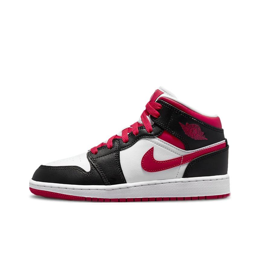 

New Jordan 1 Mid Very Berry GS 554725-016 35.5