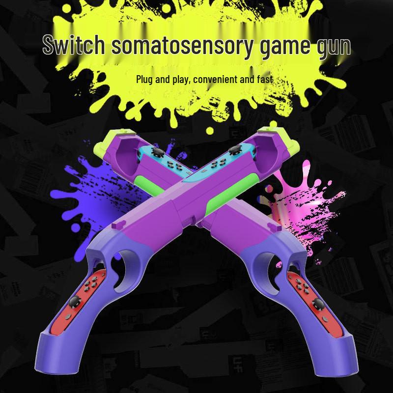 Jet Warrior Somatosensory Shooting Game Gun for NS OLED