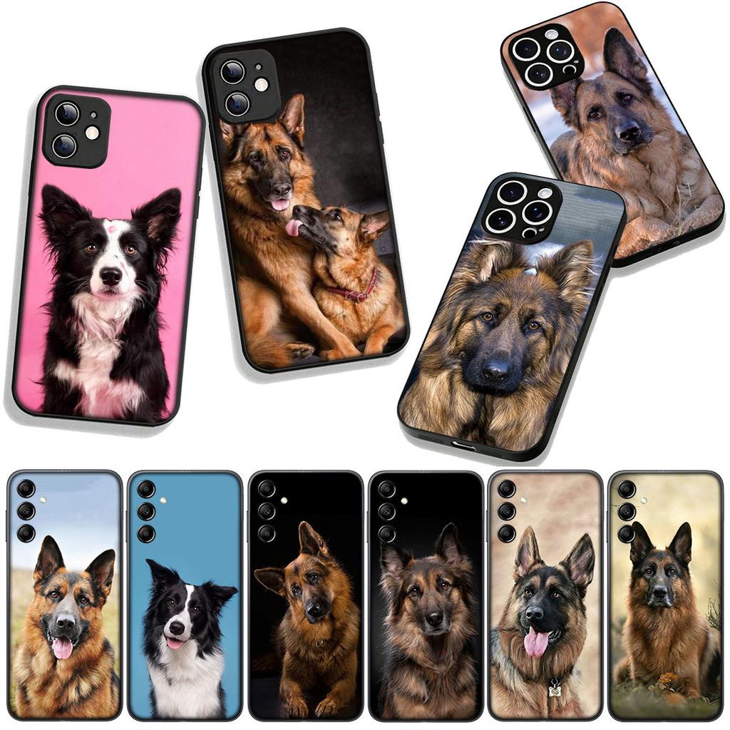 for Samsung Galaxy A25 A37 A57 A12 A14 A31 A41 A50 A51 A70 A71 A72 A21S A04 M15 Note 20 9 8 10 Cover Case German Shepherd Dog