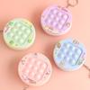 Push Bubble Spielkonsolen Schlüsselanhänger Stressabbau Mini Blasenplatzen Spielmaschine Fidget Spielzeug Rucksack Tasche Geldbörse Anhänger Partygeschenke