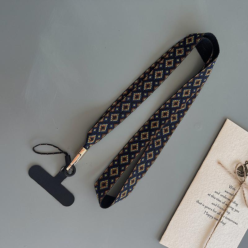 

High-End Mobile Phone Universal Long Lanyard Retro Pattern Lanyard Shoulder Strap Rope Exquisite Hanging Pendant Diagonal Strap Polyester / Nylon