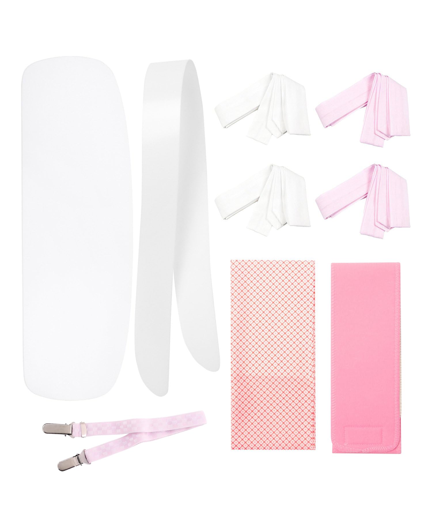 

[KYOETSU] [Kyoetsu] Kimono Dressing Set for Short-Sleeve Kimono and Hakama - 9-Piece Set of Traditional Japanese Clothing Accessories (Datejime, 4