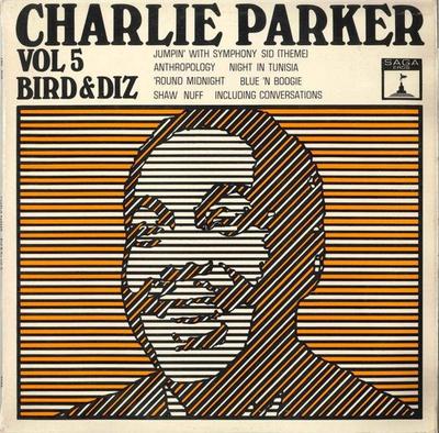 LP Record CHARLIE PARKER - Vol. 5 / Bird And Diz ERO8035 Saga Eros 1968 UK Jazz Used