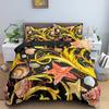 Marine Life Duvet Cover Seashell Starfish Cartoon Duvet Cover Adults King Queen Size Beach Theme Bedroom Decorative for Women