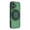 For iPhone 17 Case Rotating Metal Kickstand Skin Touch TPU PC Phone Back Cover