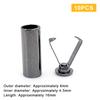 10 Pieces Metal Buckles For Clothing Cord Locks Hat Tail Clips Buttons Sweater Cord Tail Buckles Diy Sewing Accessories