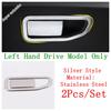 Headlamp Light / Glove Box / Water Cup Panel / Dashboard Air AC Vent Cover Trim Accessories For Peugeot 3008 5008 GT 2017 -