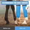 4pcs Adjustable Fly Boots for Horses Stay Up Not Sag Horse Leggings  for Preventing Flies