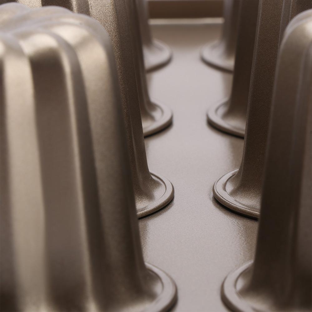 Pastry 12 Cavities French Non-Stick Custard Bakeware Canele Mold Cannele Mould Baking Tool Cake Pan