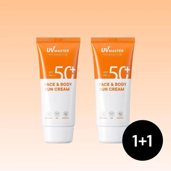 (1+1) UV Master Face & Body Sun Cream 80ml