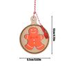 Christmas Ornaments Festive Pendant 3 Pieces Christmas Tree Decor For Window Shelf Table Living Room Holiday Home Wall Indoor