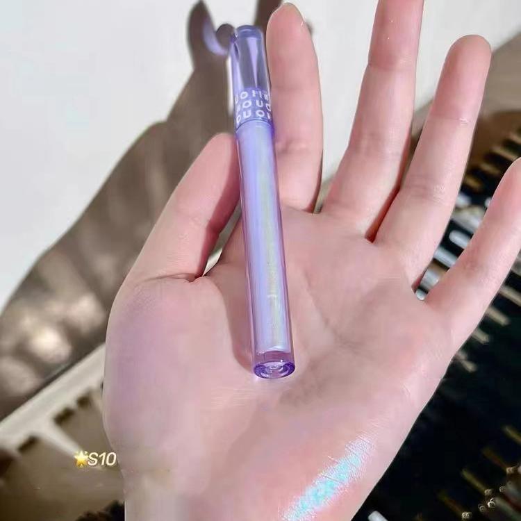 Ombre à paupières liquide fantaisie dorée, poudre Fine et brillante, perle couchée, ver à soie, ombre à paupières liquide, cosmétiques