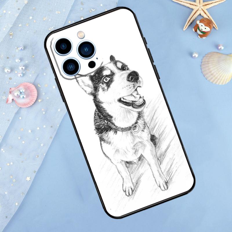 Animal Dog Husky Case For iPhone 17 Pro Max16 15 14 13 11 12 Pro Max Plus 12 13 Mini 16e 17 Air Back Cover
