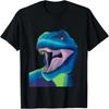 Blue T-Rex Dinosaur T-Shirt