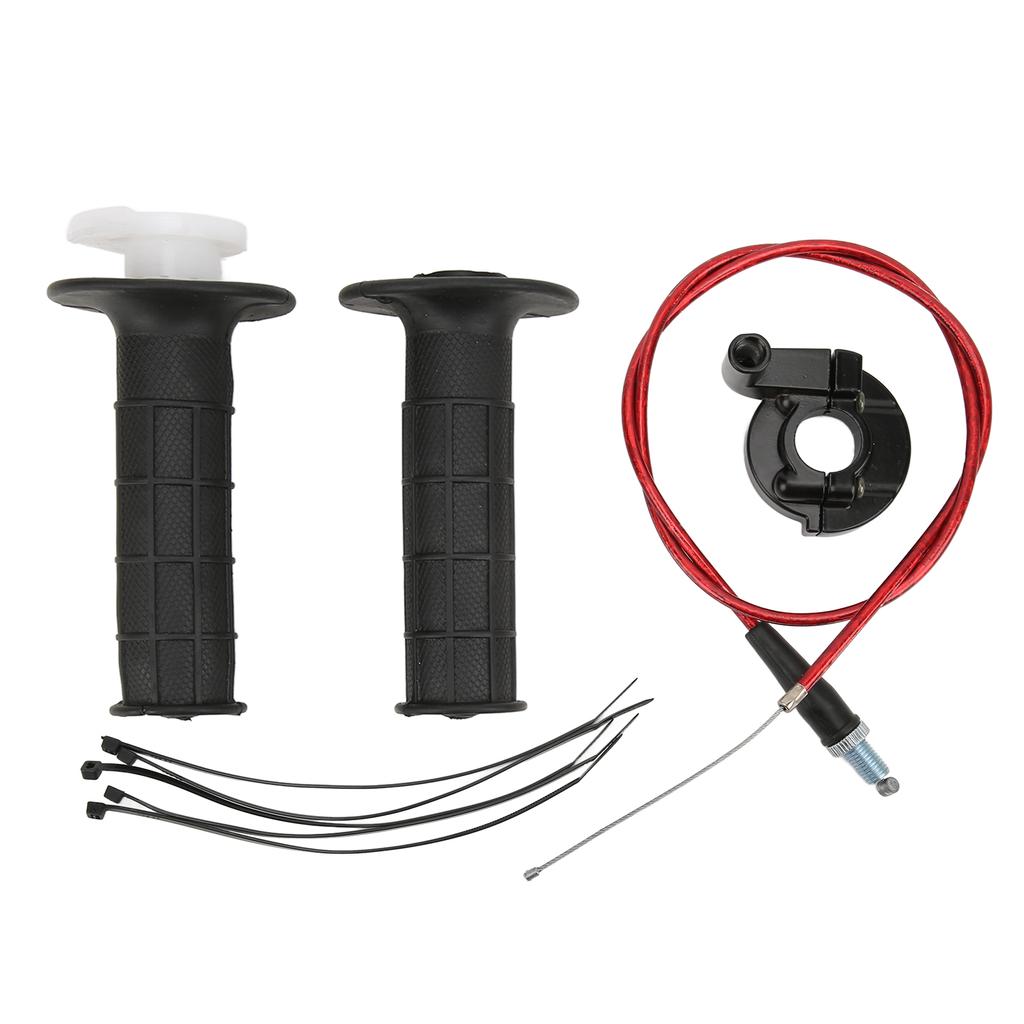 Twist Throttle Grips with Cable for 50cc 70cc 90cc 110cc 125cc 140cc 150cc 160cc Dirt Pit Bike 7 8in Handlebar