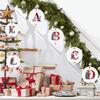 26 Letters Santa Christmas Pendant Acrylic Car Pendant Christmas Tree Decoration