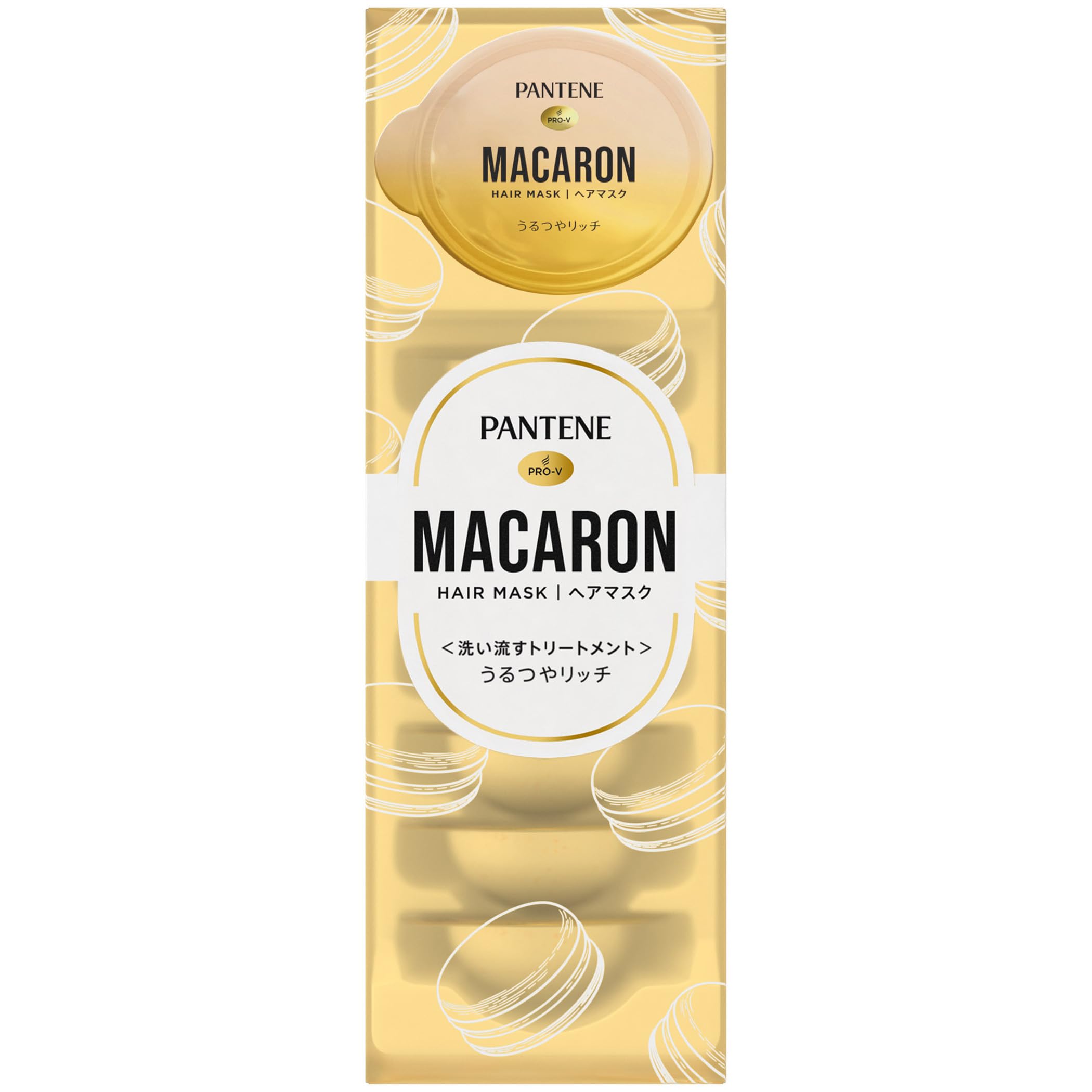 

Pantene Macaron Hair Mask Treatment 12 мл Utsuya Rich Wash-off золотой